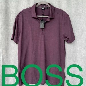 HUGO BOSS men’s REGULAR fit polo NAVY size XL